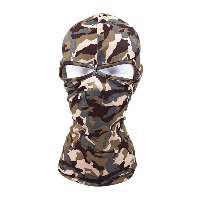 Unisex Polyester Camouflage Lässig Outdoor Reiten Winddicht Sonnenschutz Nackenschutz Gesichtsmaske Beanie Mützen