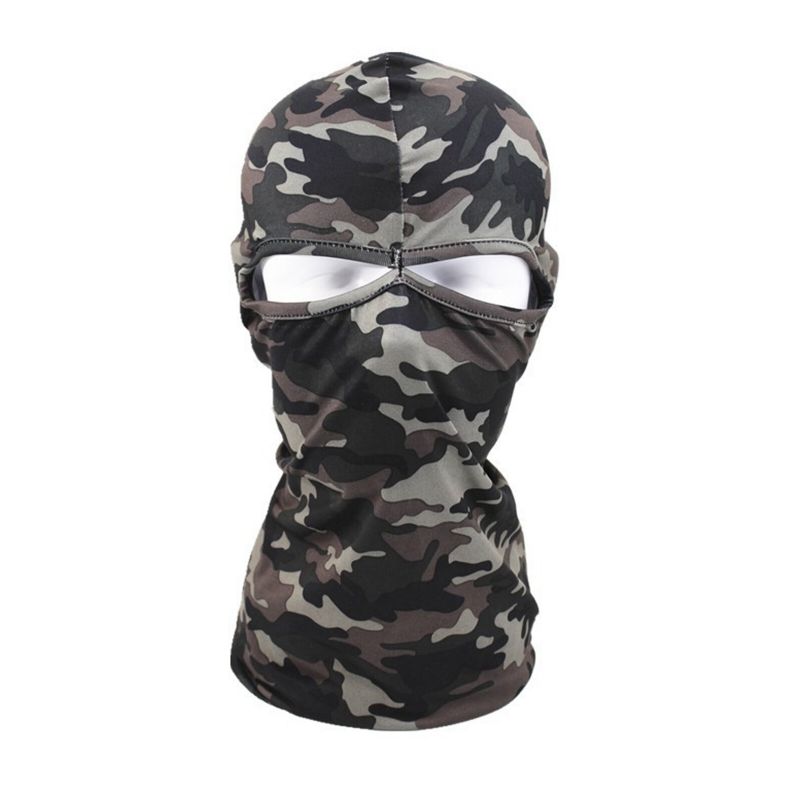 Unisex Polyester Camouflage Lässig Outdoor Reiten Winddicht Sonnenschutz Nackenschutz Gesichtsmaske Beanie Mützen