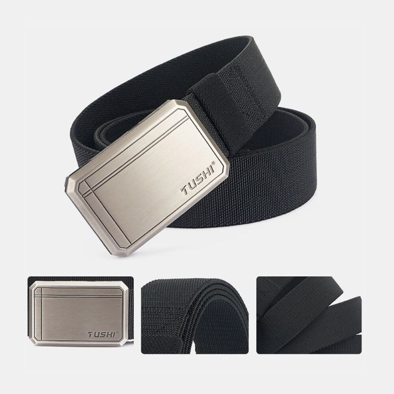 Männer Nylon Magnetic Automatic Buckle Multifunktions-outdoor-kampfgürtel 125 cm Verstellbarer Taktischer Gürtel Für Bergsteigertraining