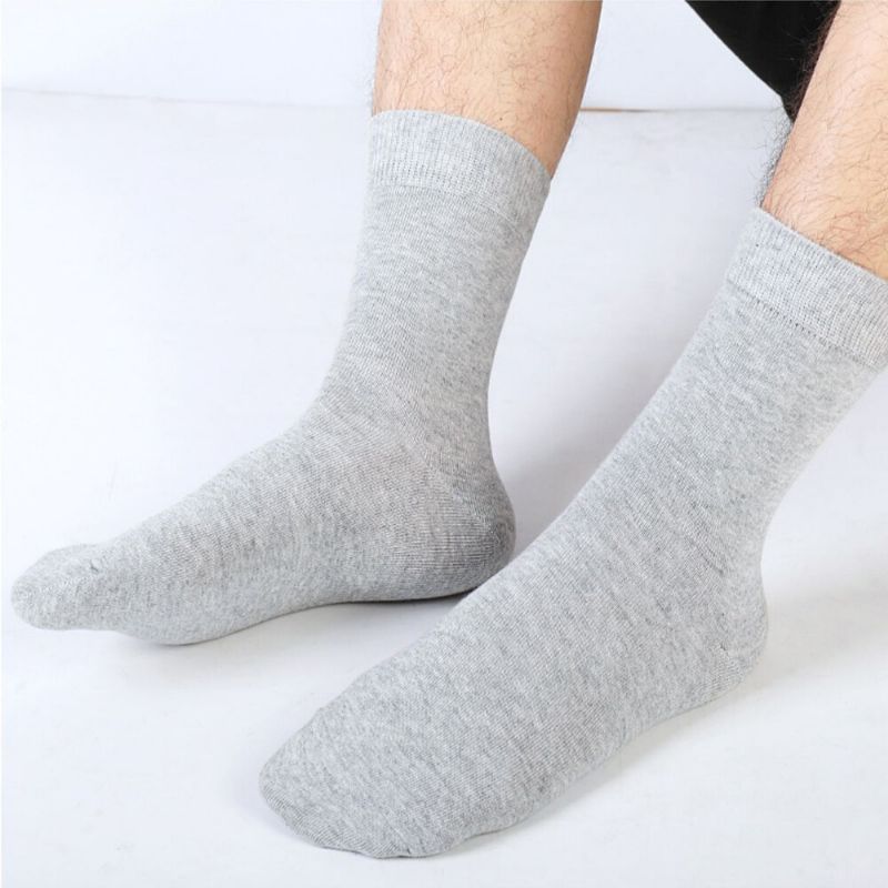 10 Paar Einfarbige Sommer-dünne Deo-socken Aus Baumwolle Für Herren Schweißabsorbierend