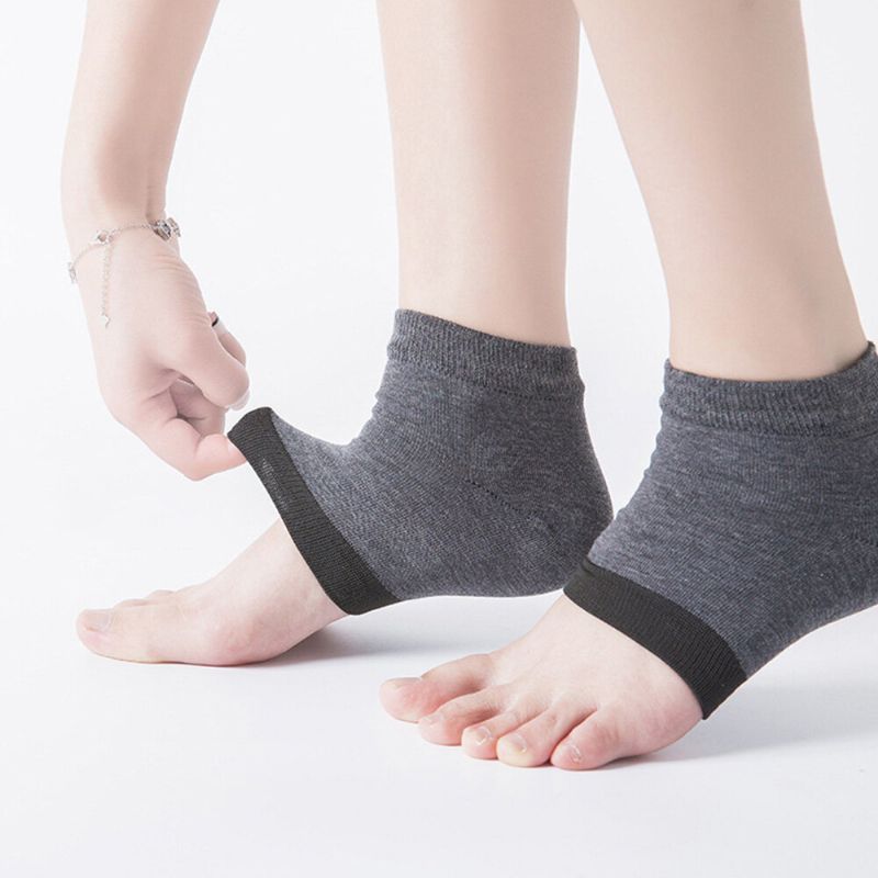 10 Paar Silikon-antiriss-socken Fußpflege Rissiger Fuß Trockene Harte Haut Schutz Feuchtigkeitsspendende Spa-gel-socken