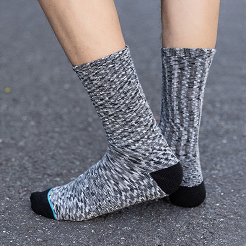 5 Paar Schweißabsorbierende Atmungsaktive Verdickende Und Warme Unisex-schlauchsocken Für Outdoor-bergsteigen