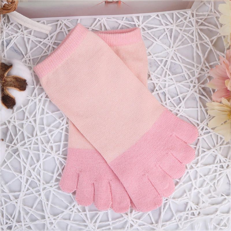 Damen Mädchen Einfache Fünfzehensocken 5er-set Söckchen