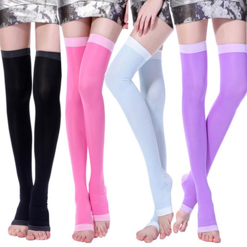 Frauen-winter-warme Weinlese-spandex-gute Elastische Seidensocken