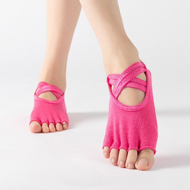 Frottee-yoga-socken Für Damen Fünf-finger-socken