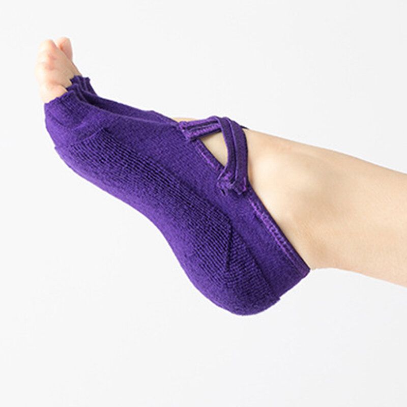 Frottee-yoga-socken Für Damen Fünf-finger-socken