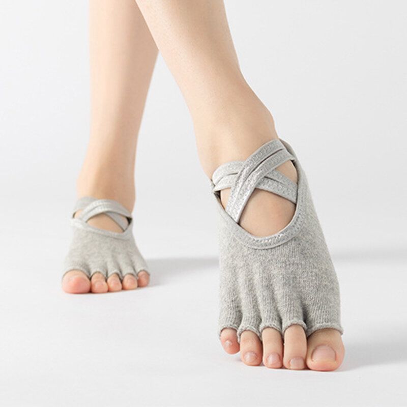 Frottee-yoga-socken Für Damen Fünf-finger-socken