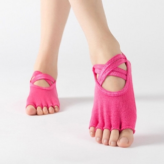 Frottee-yoga-socken Für Damen Fünf-finger-socken