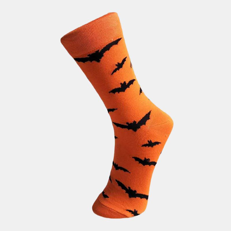 Halloween-paar-socken Baumwoll-kürbis-schlauchsocken