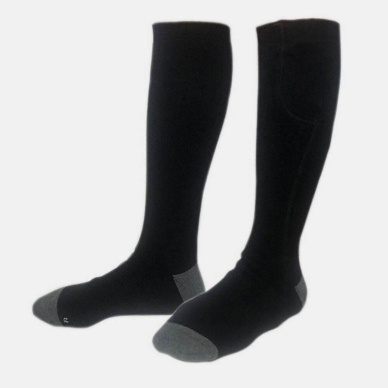 Männer Baumwolle Schnellheizung Usb-aufladung Hält Warm Winter Outdoor Fußwärmer Beheizte Schlauchsocken