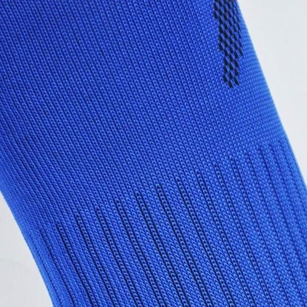 Männer Erwachsene Fußballstreifen Socken Mit Dicker Unterseite Langer Schlauch Hygroskopische Anti-rutsch-sportsocken