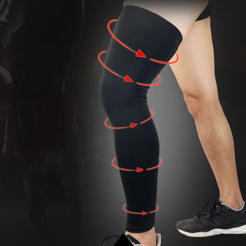 Professioneller Sport Knieschoner Warme Kompressionsstrümpfe Leggings Overknee-kompressionsstrümpfe