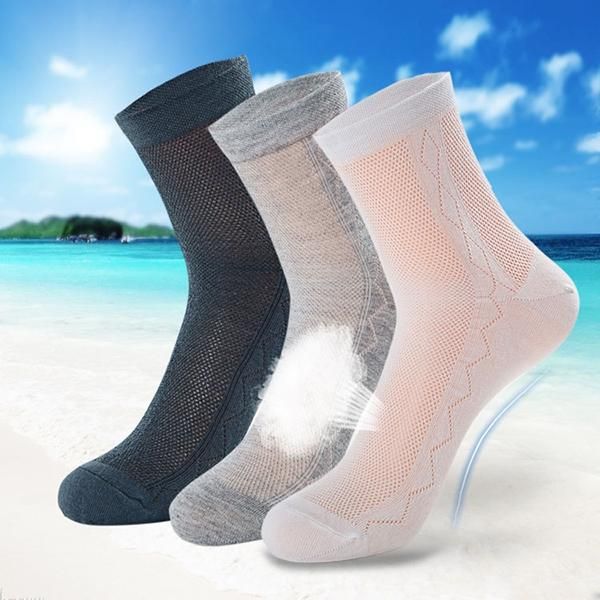 Ultradünne Atmungsaktive Herrensocken Aus Baumwolle Mit Deodorant-sweat-mittelsocken