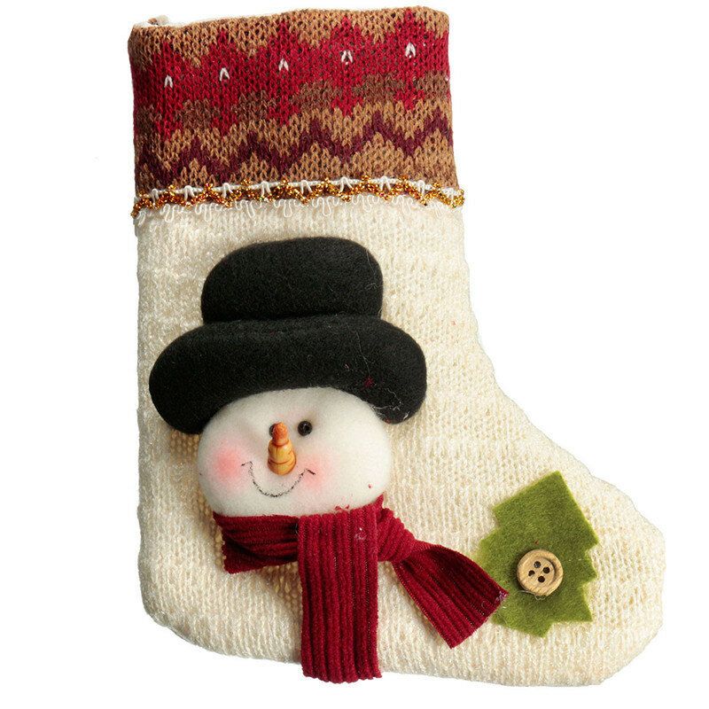 Unisex Baumwoll-jacquard-weihnachtsmann-schneemann-elch-wintersocken