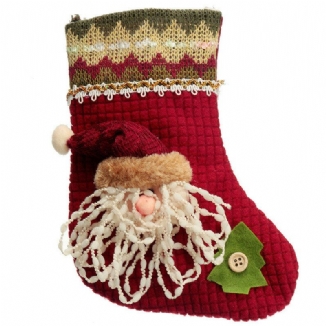 Unisex Baumwoll-jacquard-weihnachtsmann-schneemann-elch-wintersocken