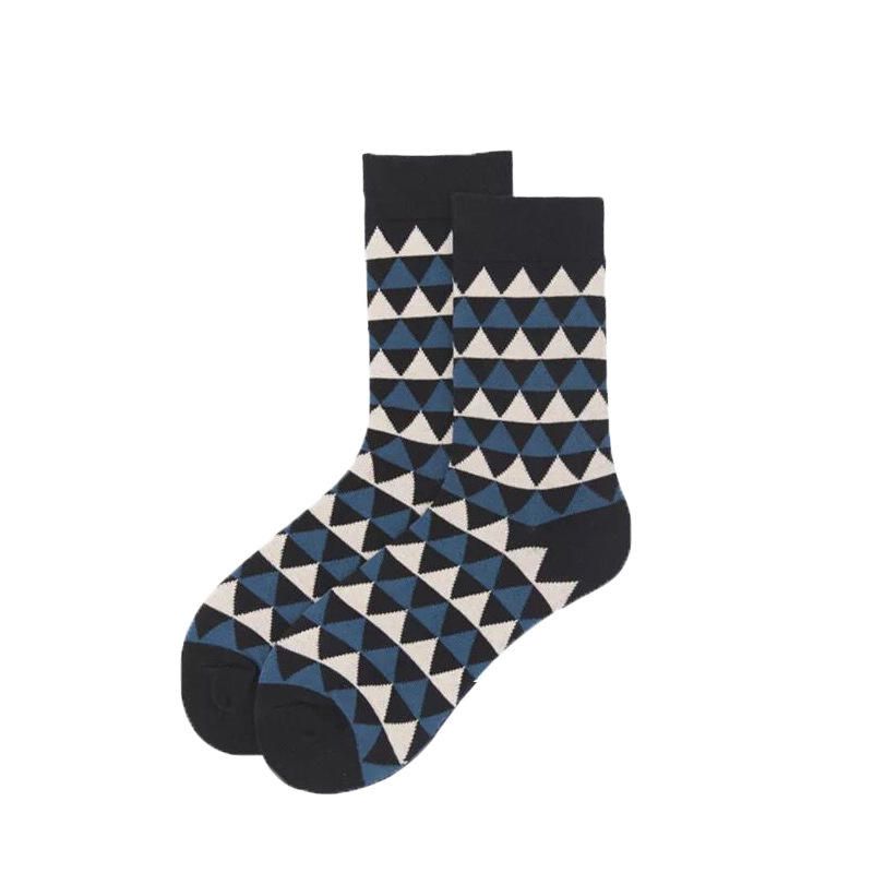 Unisex Jacquard Fashion Mittelschlauchsocken Retro Muster Socke