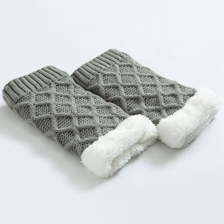 Unisex-winter-beinwärmer Dicker Fleece-einsatz Socken