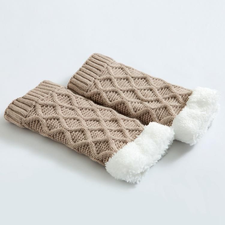 Unisex-winter-beinwärmer Dicker Fleece-einsatz Socken