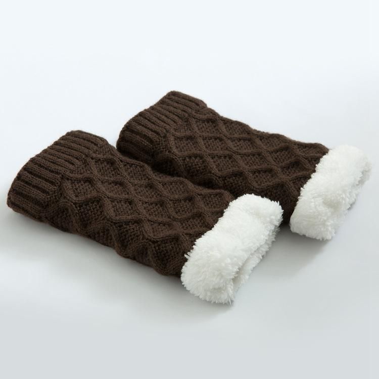 Unisex-winter-beinwärmer Dicker Fleece-einsatz Socken