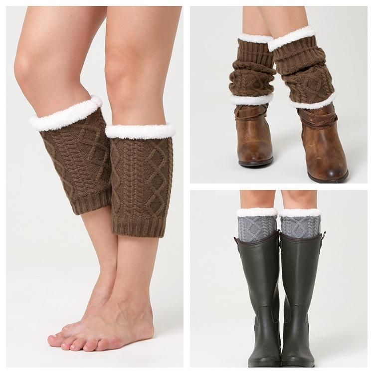 Unisex Winter Plus Samt-knie-wadenwärmer-socken