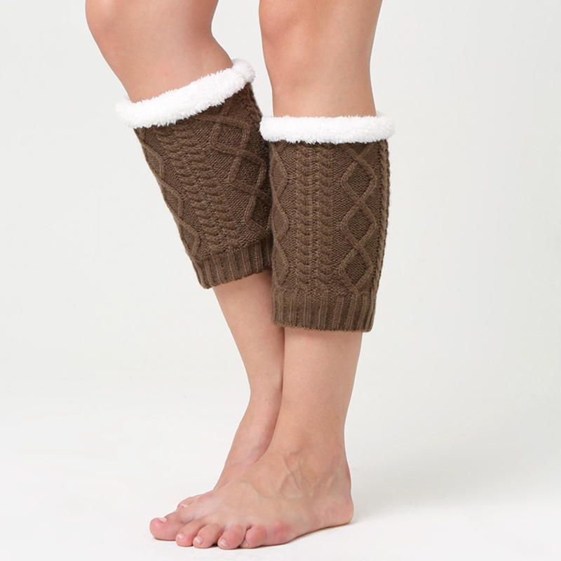 Unisex Winter Plus Samt-knie-wadenwärmer-socken