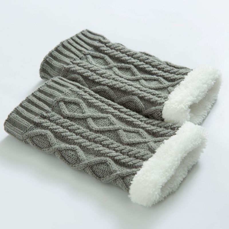 Unisex Winter Plus Samt-knie-wadenwärmer-socken