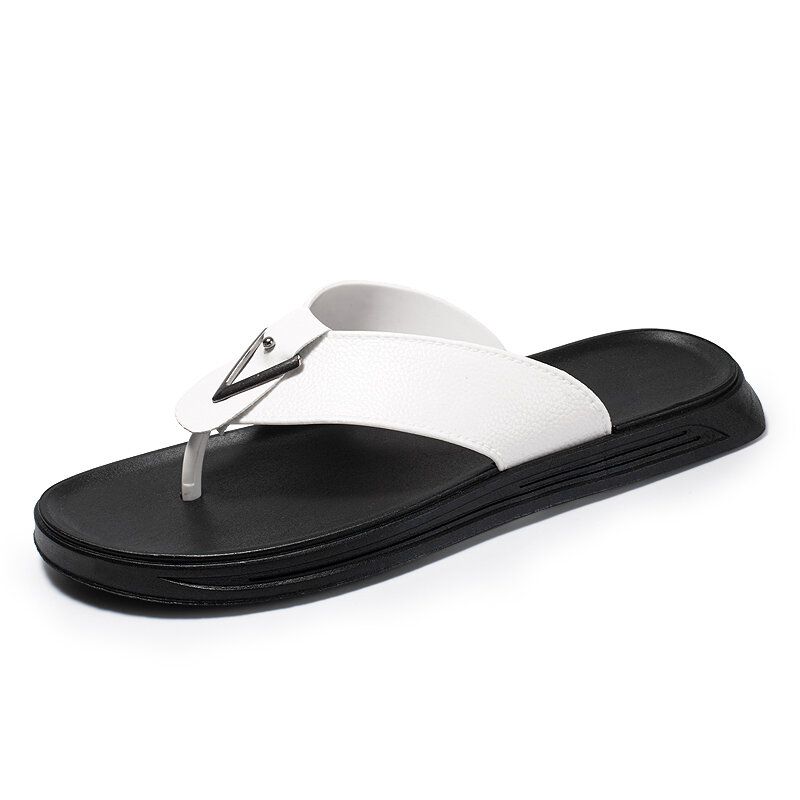 Atmungsaktive Rutschfeste Bequeme Clip-flip-flops Für Herren Lässige Strandhausschuhe