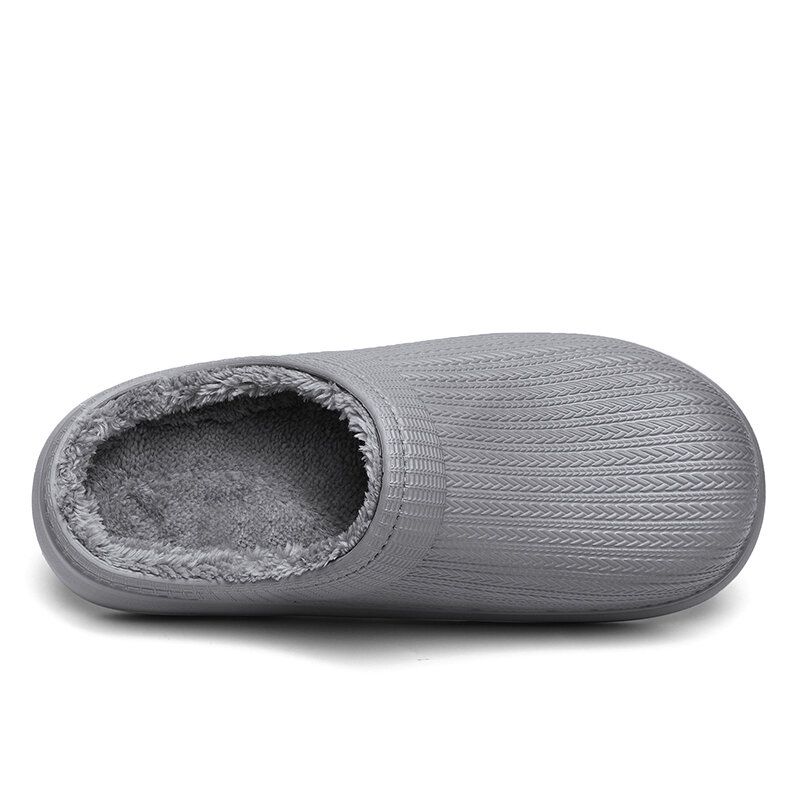 Bequeme Breite Passform Riund Toe Rückenfreie Einfache Slip-on-hausschuhe Für Herren