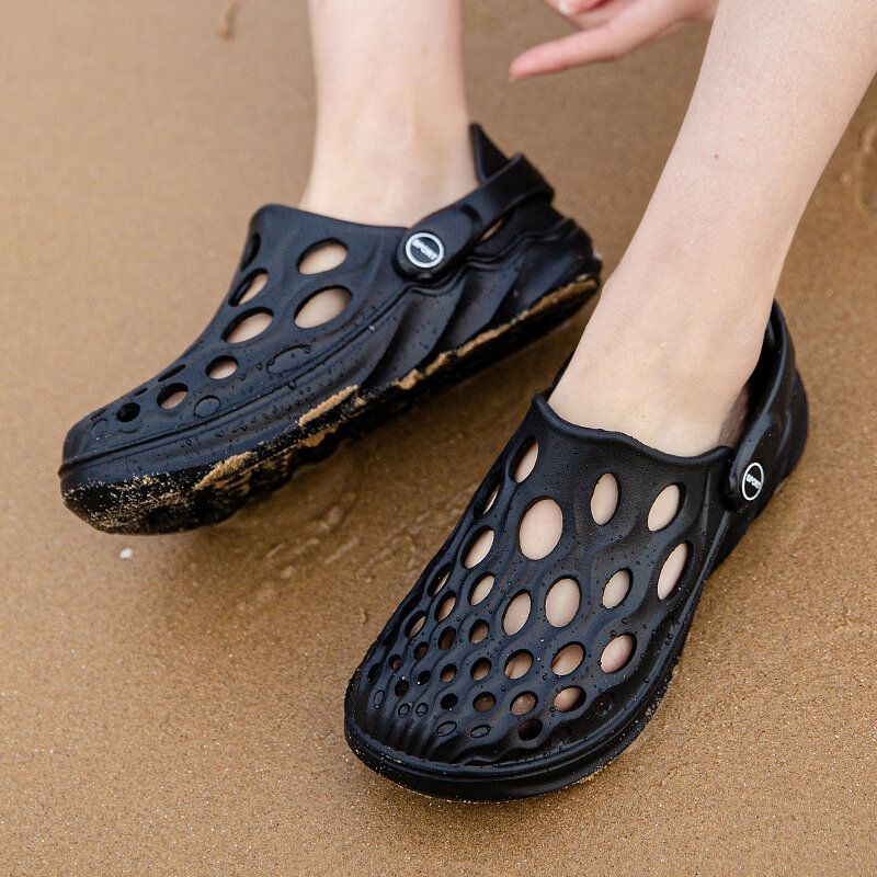 Frauen Aushöhlen Zwei-wege Wasserdichte Atmungsaktive Weiche Strandsandalen