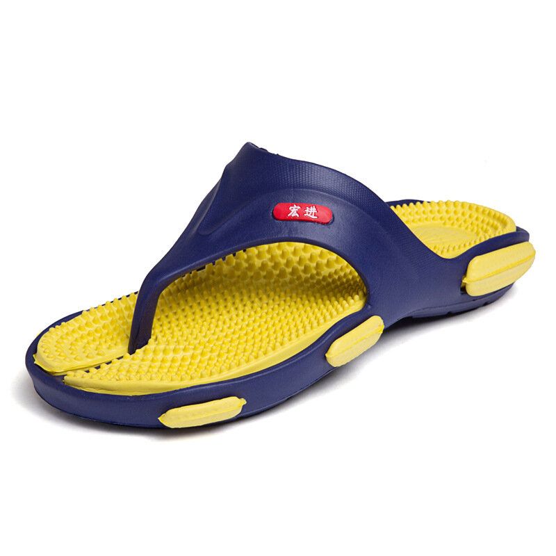 Herren Massage Flip Flop Lässige Weiche Strandhausschuhe