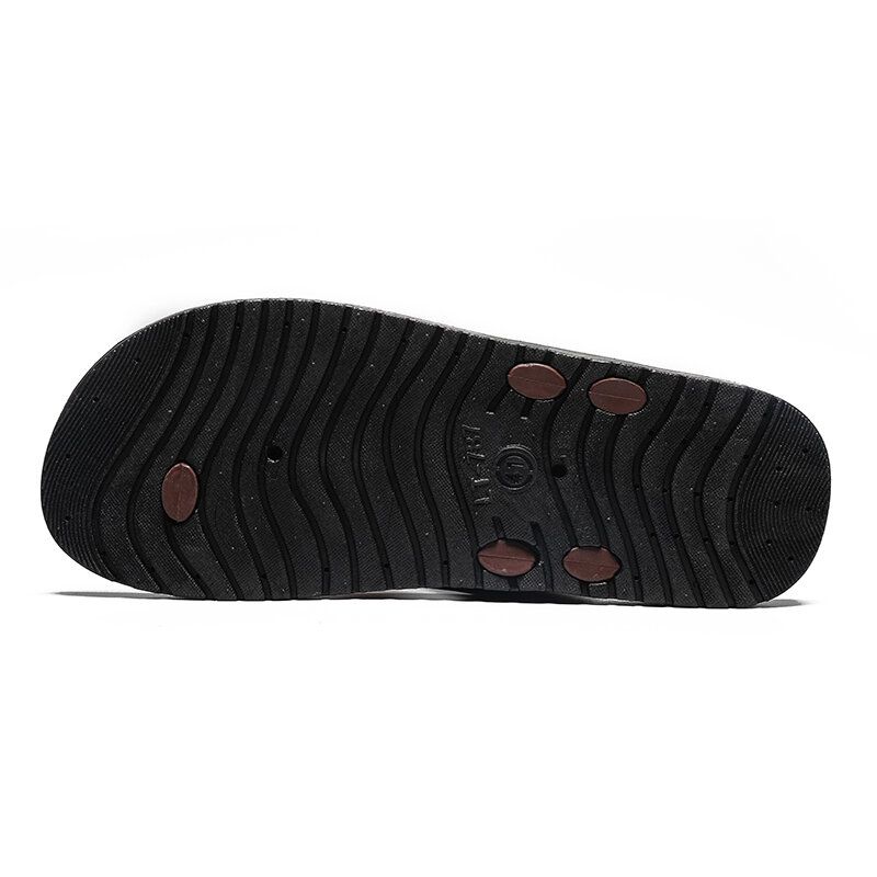 Herren Pu-hausschuhe Atmungsaktive Leichte Freizeit-strand-flip-flops