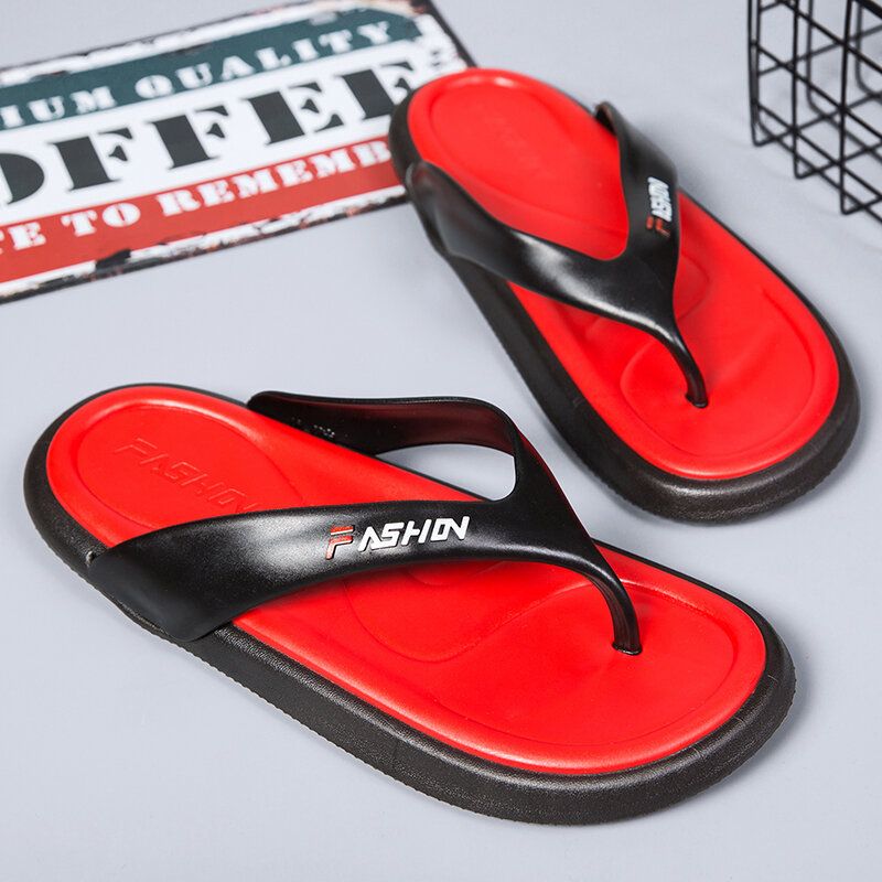 Herren-slipper Mit Weicher Sohle Leicht Outdoor-flip-flops Lässige Plateau-hausschuhe