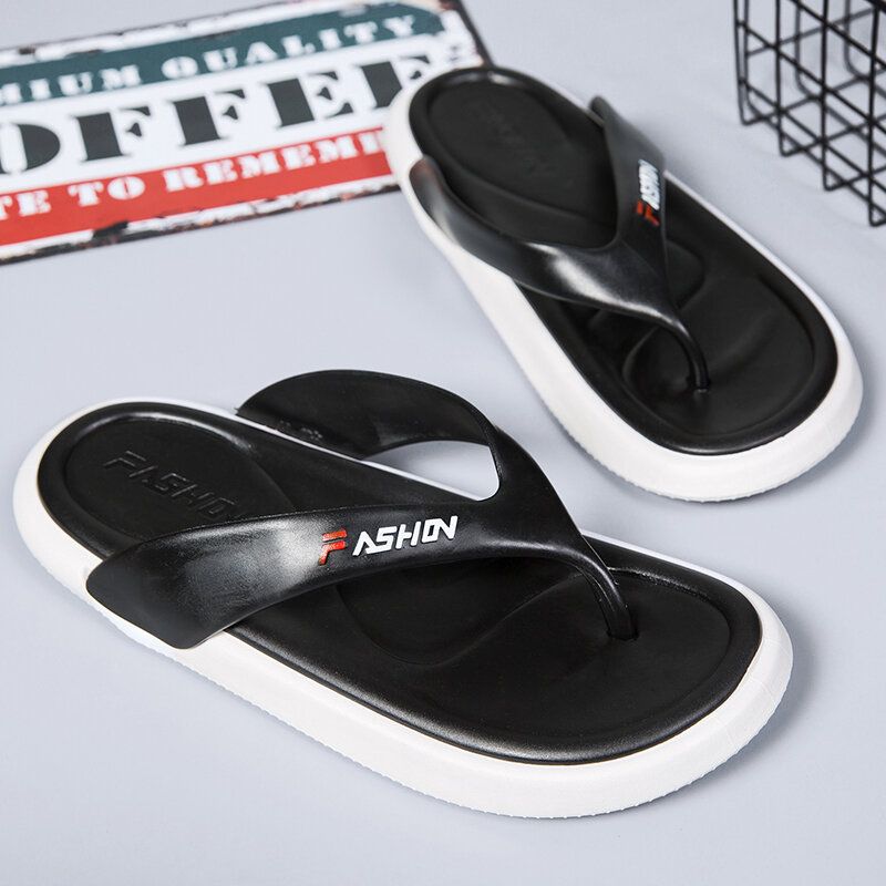 Herren-slipper Mit Weicher Sohle Leicht Outdoor-flip-flops Lässige Plateau-hausschuhe