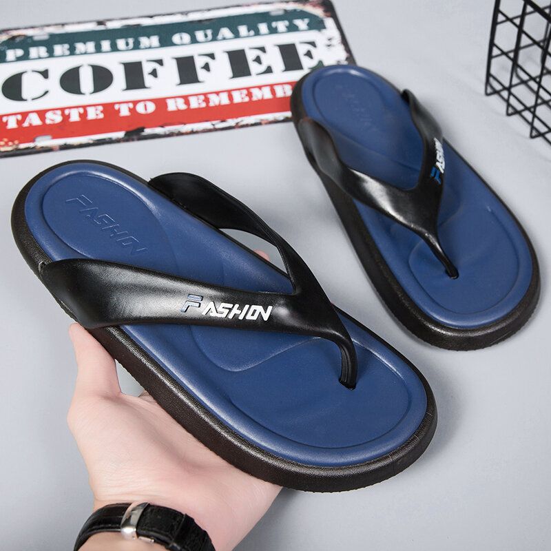 Herren-slipper Mit Weicher Sohle Leicht Outdoor-flip-flops Lässige Plateau-hausschuhe