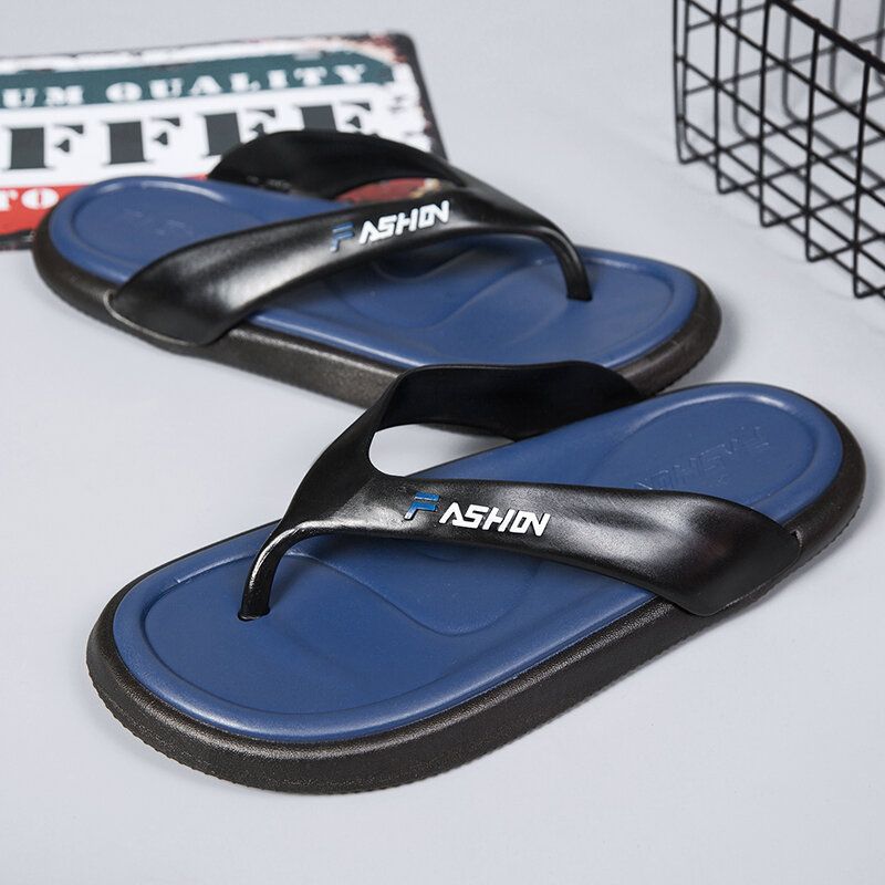 Herren-slipper Mit Weicher Sohle Leicht Outdoor-flip-flops Lässige Plateau-hausschuhe