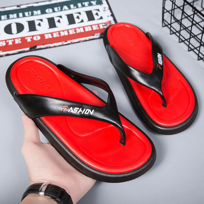 Herren-slipper Mit Weicher Sohle Leicht Outdoor-flip-flops Lässige Plateau-hausschuhe