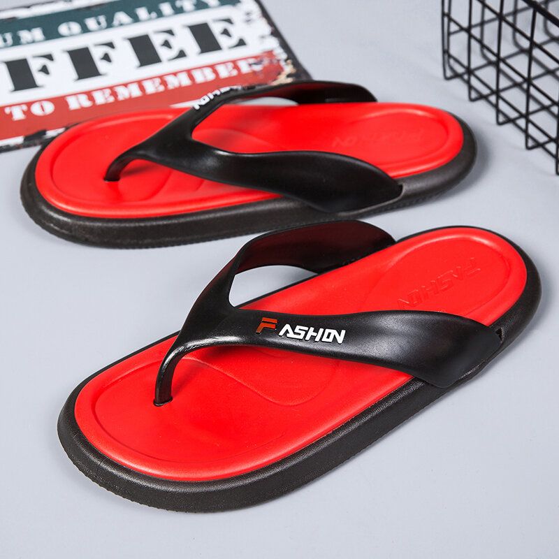 Herren-slipper Mit Weicher Sohle Leicht Outdoor-flip-flops Lässige Plateau-hausschuhe