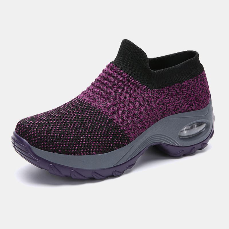 Atmungsaktive Damen-sneaker Aus Mesh Mit Socken