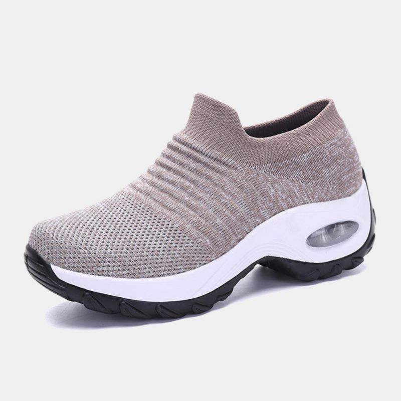 Atmungsaktive Damen-sneaker Aus Mesh Mit Socken