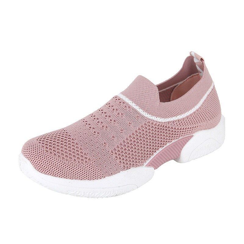 Atmungsaktive Damen-sneakers Walking Slip-on Sportschuhe