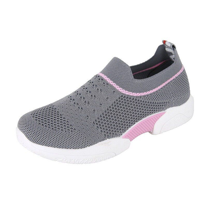 Atmungsaktive Damen-sneakers Walking Slip-on Sportschuhe