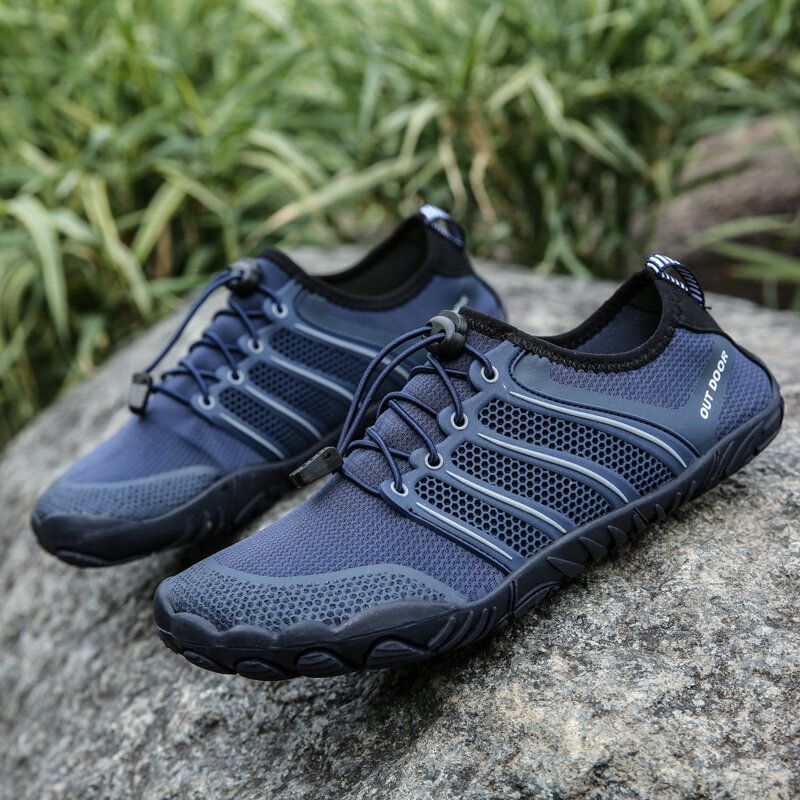 Atmungsaktive Leichte Und Rutschfeste Outdoor-watsportschuhe Für Herren Aus Mesh