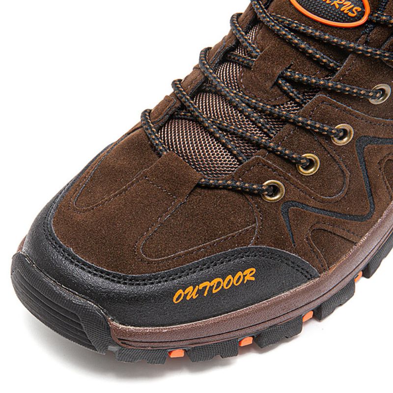 Atmungsaktive Rutschfeste Schnür-outdoor-laufschuhe Für Herbst-winter-wanderschuhe Für Herren