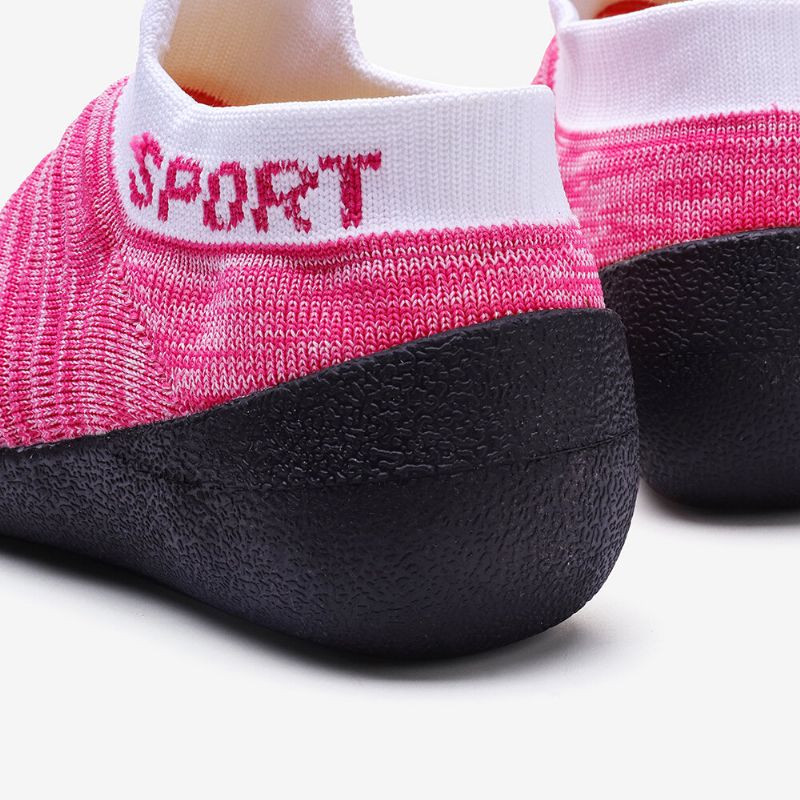 Atmungsaktive Sportschuhe Mit Weicher Sohle Und Leichtem Slip-on Für Damen In Übergröße