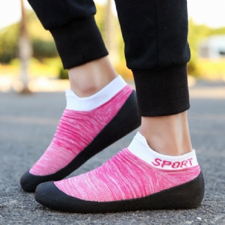 Atmungsaktive Sportschuhe Mit Weicher Sohle Und Leichtem Slip-on Für Damen In Übergröße