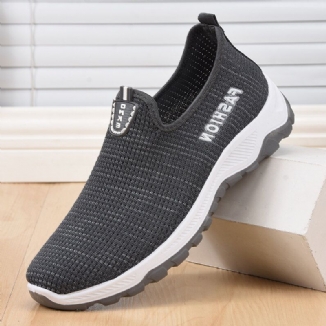 Atmungsaktiver Weicher Boden Leichte Slip-on-bequeme Lässige Sportschuhe Für Herren