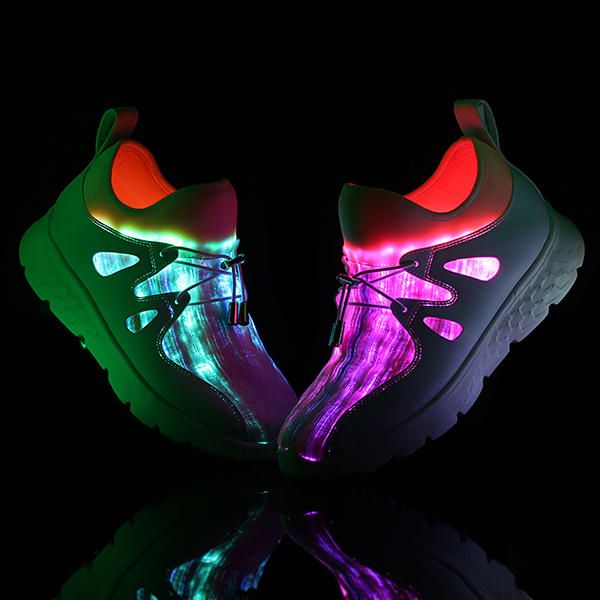 Beleuchtete Schuhe Mit Usb-aufladung Bunte Led-wanderschuhe