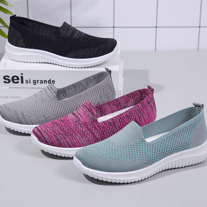 Bequeme Sport-wanderschuhe Aus Mesh Zum Hineinschlüpfen Für Damen