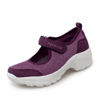 Große Atmungsaktive Mesh-plattform-outdoor-sportschuhe Für Damen