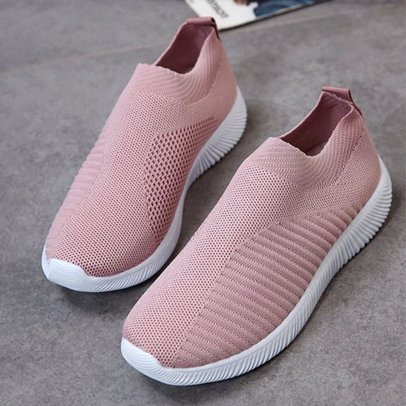 Große Damen Mesh Outdoor Slip On Sneakers